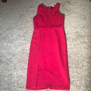 Gabrielle Union for New York & Co Hot pink elegant sheath dress size 6